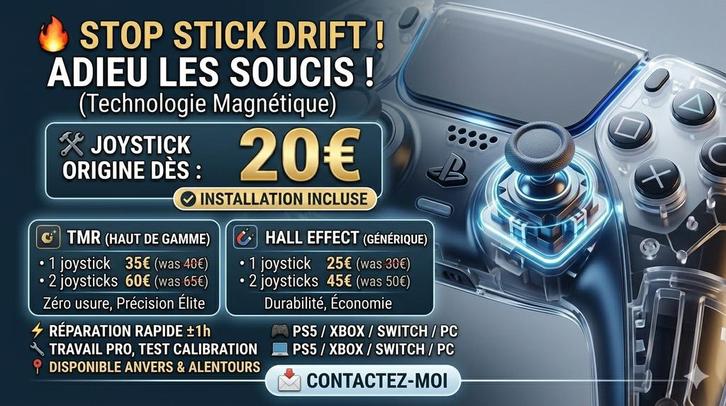 Heb je genoeg van Stick Drift? Schakel over naar TMR, Games en Spelcomputers, Games | Atari, Zo goed als nieuw, Ophalen