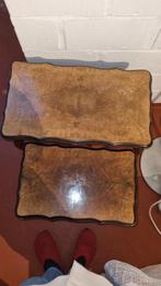 Tables gigognes Louis XV – Plateaux en loupe de bois, Enlèvement