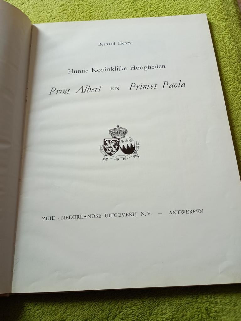 Prins Albert en prinses Paola ., Boeken, Ophalen of Verzenden