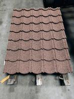 VOORJAARSAANBIEDING 75 NIEUWE METALEN DAKPANPLATEN BRUIN, Doe-het-zelf en Bouw, Dakpannen en Dakbedekking, Overige kleuren, Nieuw
