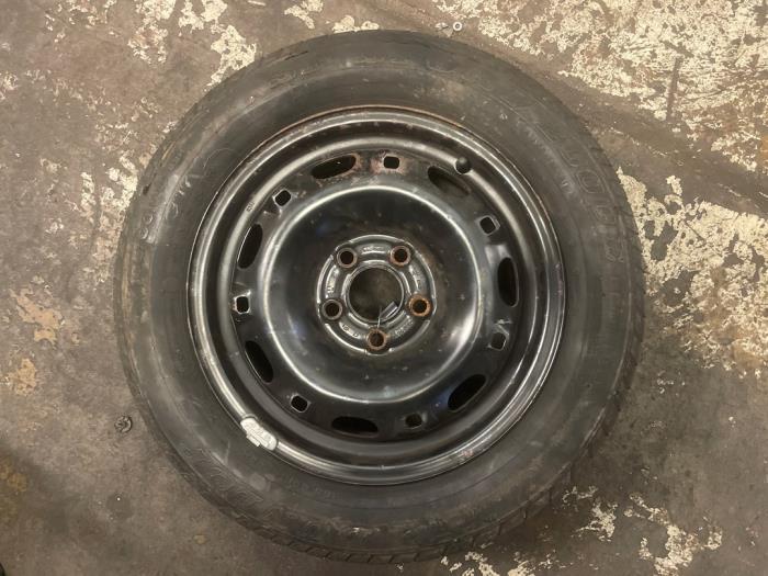 Kit de cric + Roue de secours d'un Skoda Fabia, -, 3 mois de garantie, Utilisé, Skoda