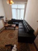 Grote zwarte L-vorm zetel – modulair (1, 2 en 3 zit), Ophalen