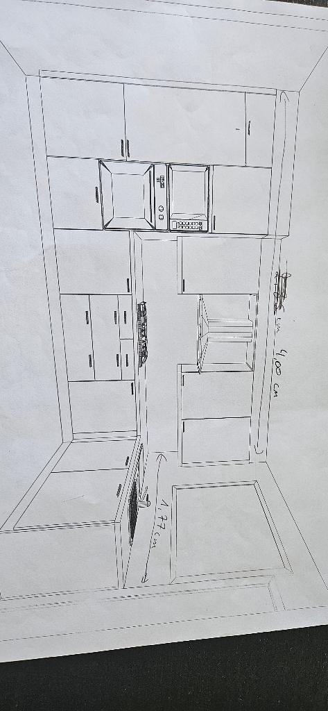 Keuken, Huis en Inrichting, Keuken | Complete keukens, Gebruikt, Hoekkeuken, Crème, Hout, Ophalen