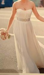 Elegante trouwjurk in empirestijl., Kleding | Dames, Trouwkleding en Trouwaccessoires, Ophalen, Zo goed als nieuw, Trouwjurk