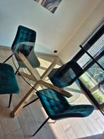 Table, Maison & Meubles, 100 à 150 cm, Chêne, Quatre personnes, Rond