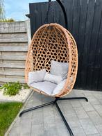 Hangstoel ei / lounge stoel, Tuin en Terras, Hangmatten, Ophalen, Zo goed als nieuw, Met standaard, Eenpersoons