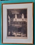 Vander Spiegel Ets de lelie, Antiek en Kunst, Ophalen of Verzenden