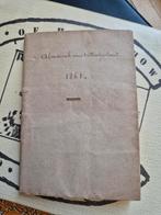 Almanach Meetjesland 1861, Enlèvement ou Envoi