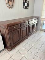Massief notelaar eetkamerset, Huis en Inrichting, Ophalen, Zo goed als nieuw