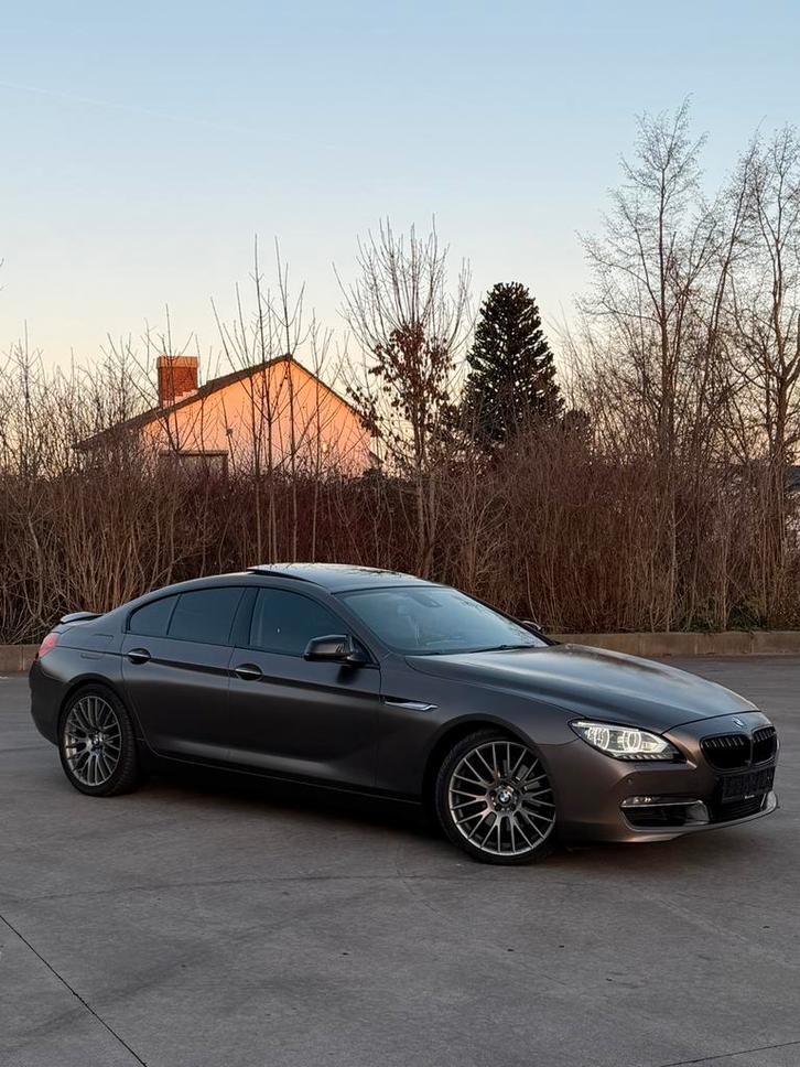 BMW 640D Gran Coupé Bronz Mat 313cv + échange possible, Autos, BMW, Particulier, Série 6 Gran Coupé, Caméra 360°, ABS, Caméra de recul