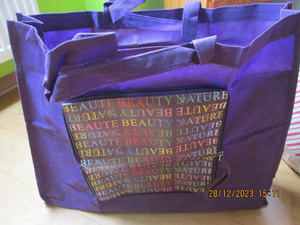 Sac de shopping pliable, Bijoux, Sacs & Beauté, Sacs | Sacs Femme, Enlèvement, Neuf, Violet, Shopper