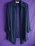 Doorzichtige overbloes met lange mouwen marineblauw., Taille 42/44 (L), Enlèvement ou Envoi, Paris Style, Porté