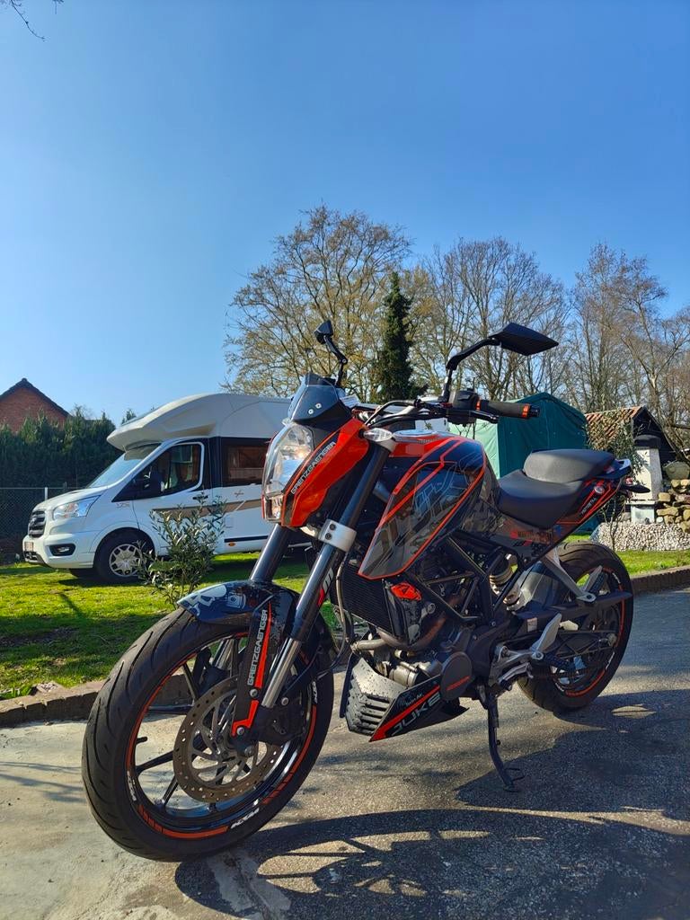 KTM DUKE 125 GRENZGAENGER ‼️ IL FAUT Y ALLER ‼️, Occasion, Particulier, Éclairage LED, Naked bike