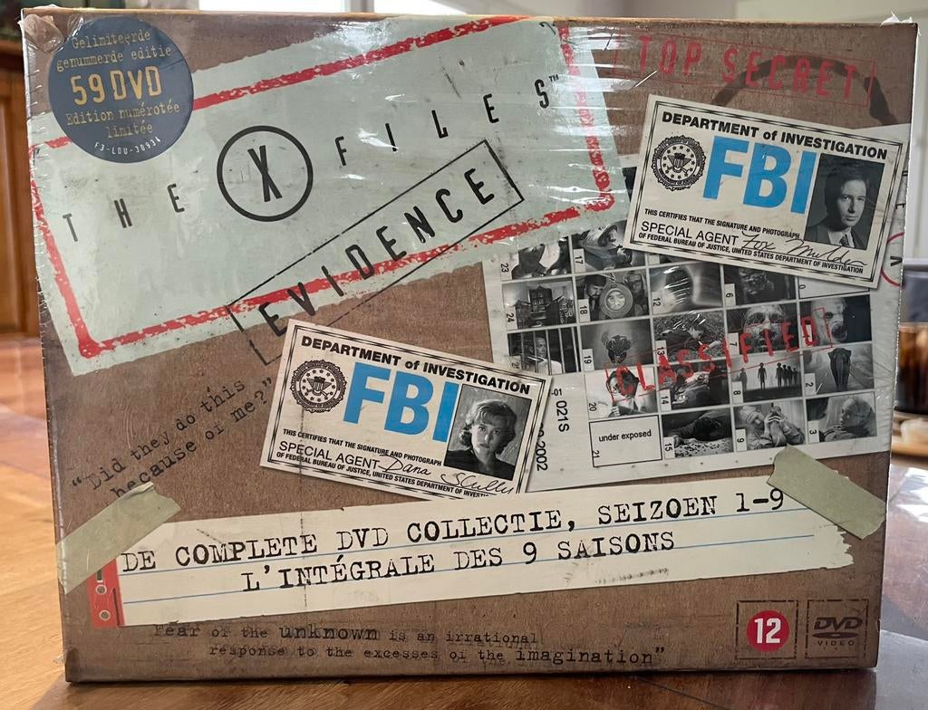 The X-Files Evidence - de complete collectie (S1-9), seald, Cd's en Dvd's, Dvd's | Tv en Series, Ophalen, Nieuw in verpakking