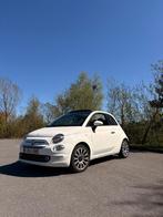 Fiat 500 cabriolet, 4 zetels, Zwart, Cabriolet, Leder en Stof