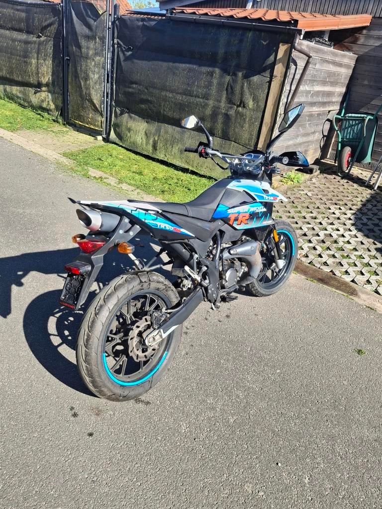 Ksr moto tr50sm 50cc, Fietsen en Brommers, Brommers | Derbi, Ophalen, Gebruikt, Klasse B (45 km/u), 50 cc