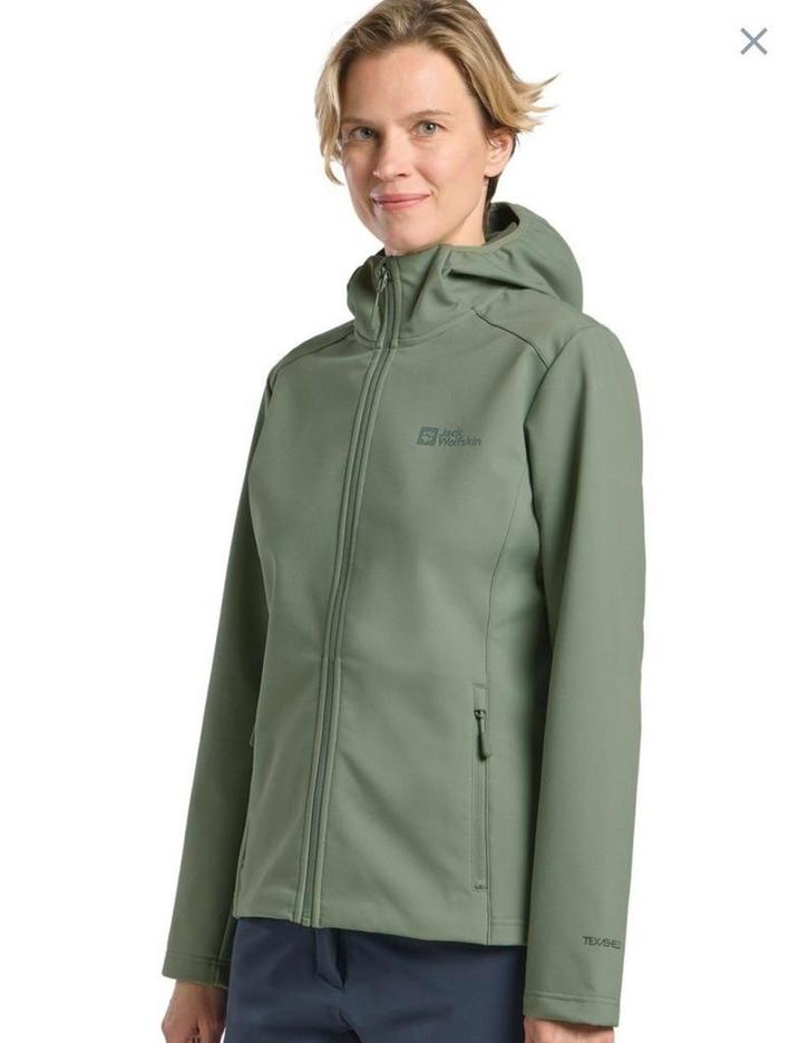Jack Wolfskin Softshell Jas Bornberg Softshell x large, Kleding | Dames, Jassen | Zomer, Zo goed als nieuw, Maat 46/48 (XL) of groter