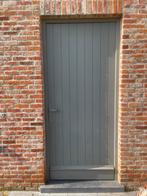 Buitendeur volhout, Doe-het-zelf en Bouw, Ophalen, Gebruikt, Buitendeur