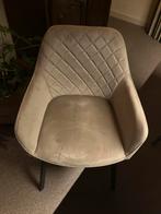 4 suède stoelen, Ophalen, Zo goed als nieuw