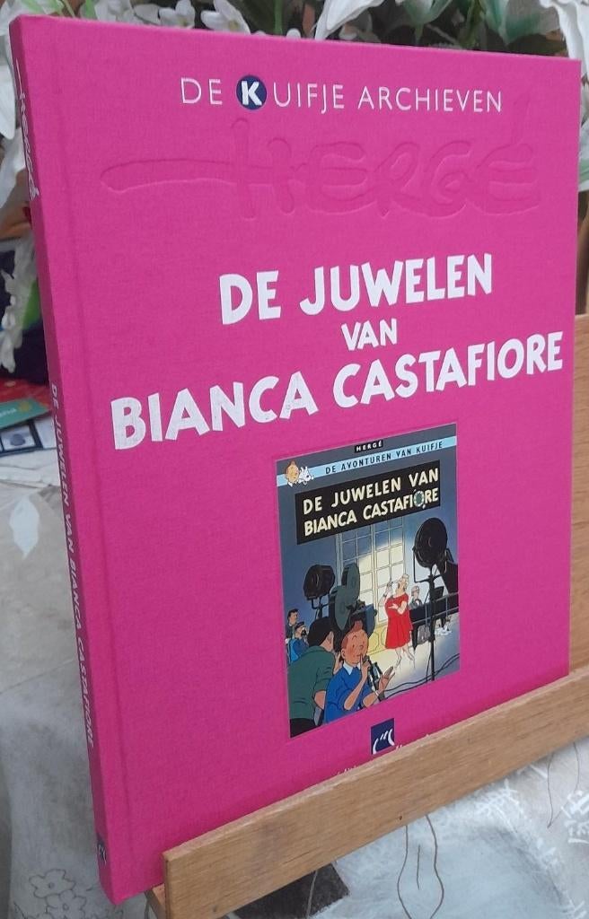 "de kuifje archieven  ''de juwelen van castafiore atlas 2012, Eén stripboek, Ophalen of Verzenden, Zo goed als nieuw, Herge