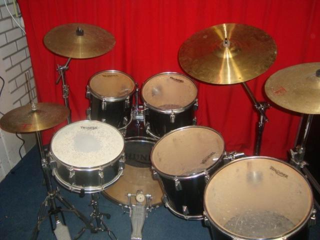 Usagé : Kit de batterie Thunder complet 6 pièces, Musique & Instruments, Batteries & Percussions, Utilisé, Enlèvement