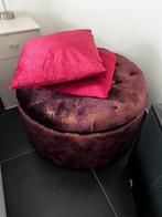 Poef met kussens, Huis en Inrichting, Ophalen, Zo goed als nieuw, Rond