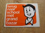 Suske terug naar school met grand bazar 9 x 6,5 cm Sticker, Ophalen of Verzenden, Suske en Wiske, Nieuw, Plaatje, Poster of Sticker