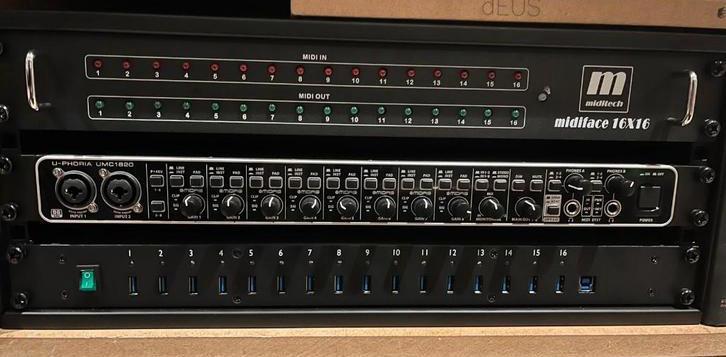 Vente de RACK (interfaces audio, midi et USB), TV, Hi-fi & Vidéo, Appareils professionnels, Comme neuf, Audio, Enlèvement ou Envoi