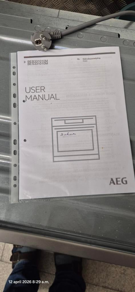 Aeg oven  # 6 j oud, Ophalen