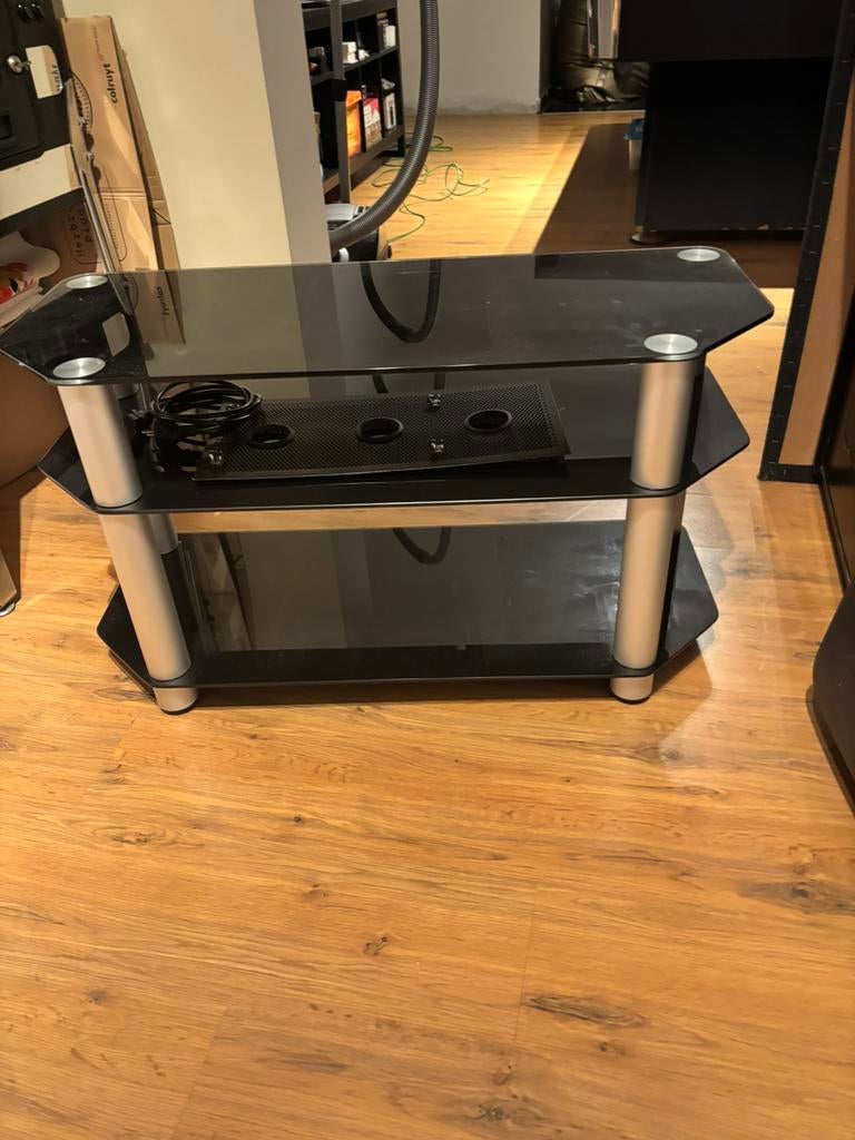 Meuble TV, Maison & Meubles, Enlèvement, Comme neuf, Verre