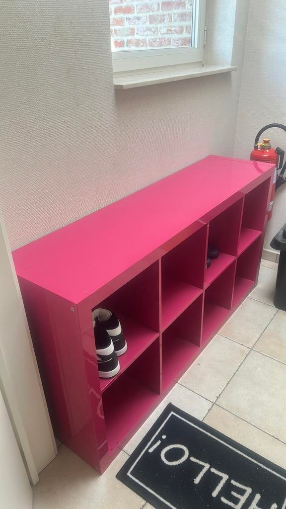 Ikea Kallax kast 8 vakken, Huis en Inrichting, Kasten | Schoenenkasten, Ophalen, Gebruikt