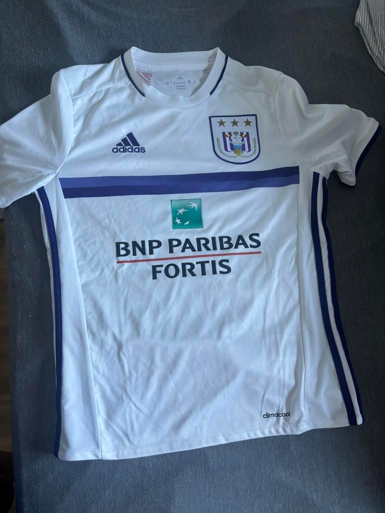Wedstrijdshirt Anderlecht - spajic - maat 164, Sport en Fitness, Voetbal, Ophalen of Verzenden, Zo goed als nieuw, Shirt