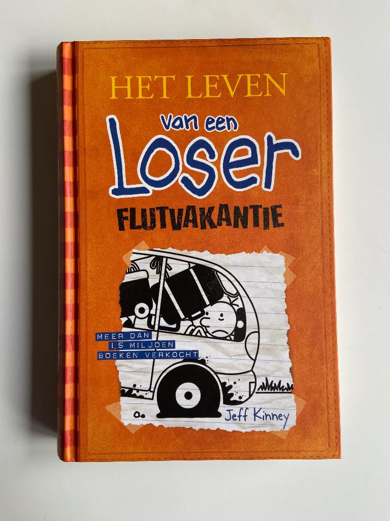Het leven van een loser: Flutvakantie (Jeff Kinney), Boeken, Jeff Kinney, Ophalen of Verzenden, Zo goed als nieuw, Fictie
