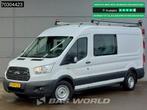 Ford Transit 130pk Dubbel Cabine L3H2 Pijlwagen Actiewagen N, Auto's, Stof, Euro 6, 4 cilinders, 2500 kg