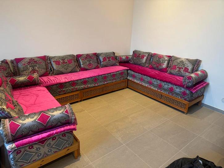 Salon oriental, Maison & Meubles, Canapés | Coins salons complets, Utilisé, Tissus, Enlèvement