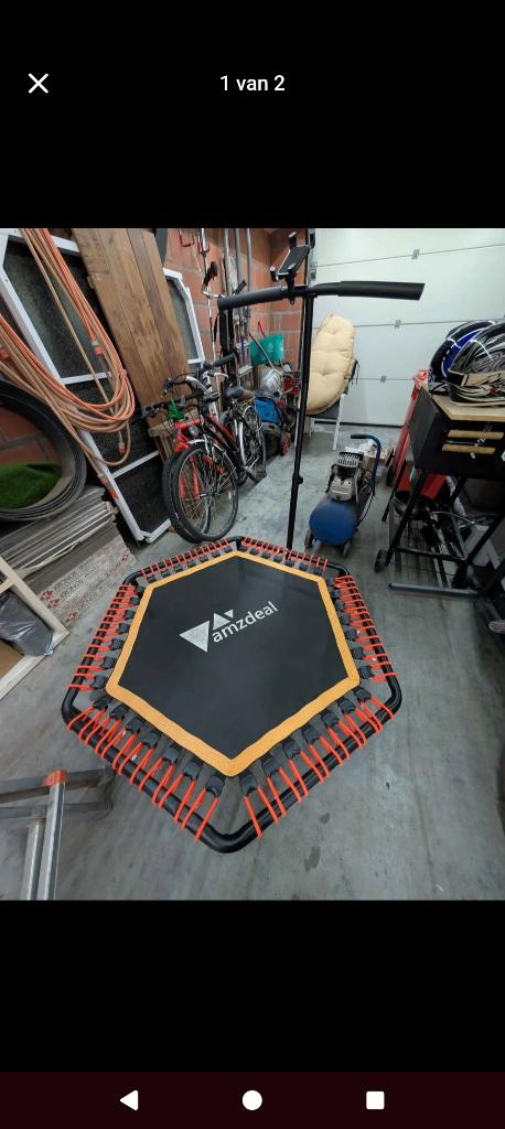 Mini trampoline, Ophalen, Benen, Overige typen, Aluminium