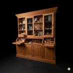 teak Buffetkast Vitrinekast Apothekerskast, Huis en Inrichting, Kasten | Buffetkasten, 200 cm of meer, Uniek teak, Glas, Nieuw