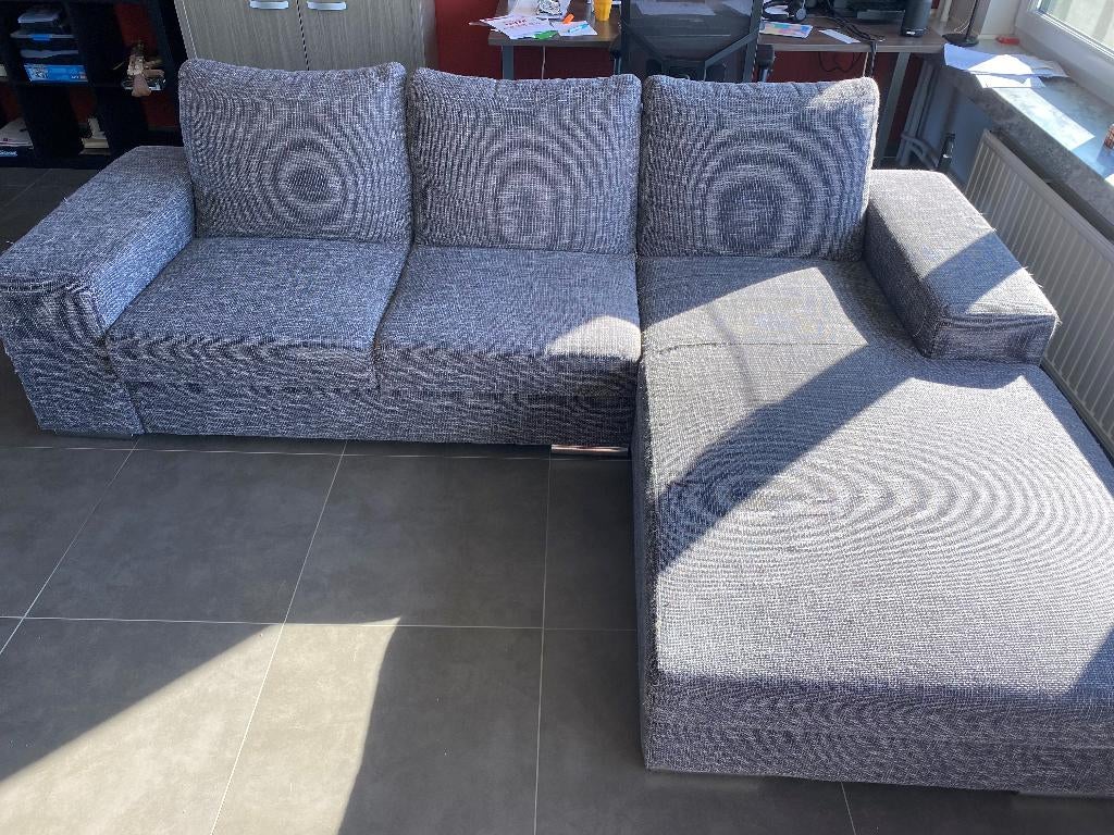 GRATIS zetel, Huis en Inrichting, Zetels | Zetels en Chaises Longues, Gebruikt, 250 tot 300 cm, 150 cm of meer, Ophalen