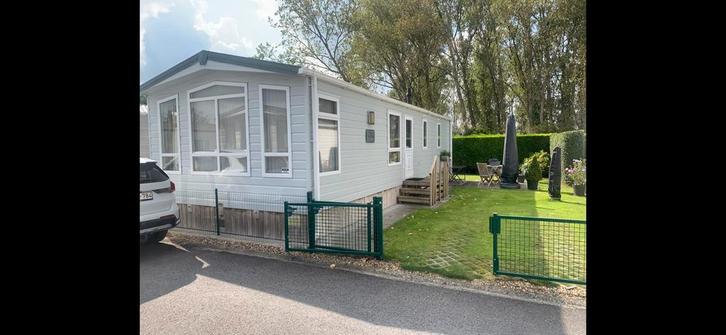 Stacaravan  merk : Europa type: New Jersey  in Middelkerke, Caravans en Kamperen, Stacaravans, tot en met 6, Ophalen