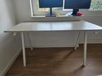Bureau Trotten Ikea 140 cm breed x  80 cm diep x 75 cm hoog, Ophalen, Bureau