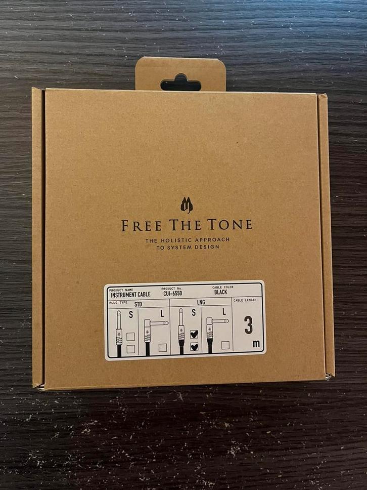 Câble Free The Tone CUI-6550LNG - 3m (État Neuf + Boîte), Musique & Instruments, Câbles & Prises, Comme neuf, Instrument, Enlèvement ou Envoi