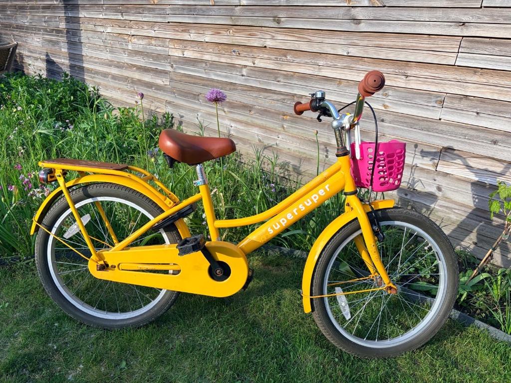 Kinderfiets 18inch ‘supersuper’, Fietsen en Brommers, Fietsen | Kinderfietsjes, Ophalen, Gebruikt, 16 tot 20 inch, Super super