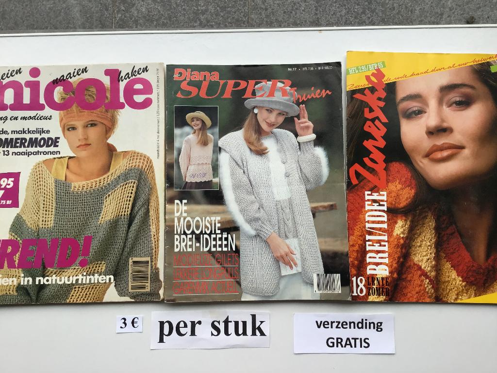 3 livres en tricot pour 3€ et livraison gratuite, Hobby & Loisirs créatifs, Enlèvement ou Envoi, Comme neuf