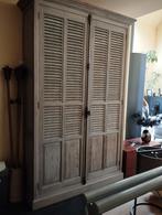 Grande armoire de rangement en chêne massif clair, Enlèvement, Comme neuf, Chêne