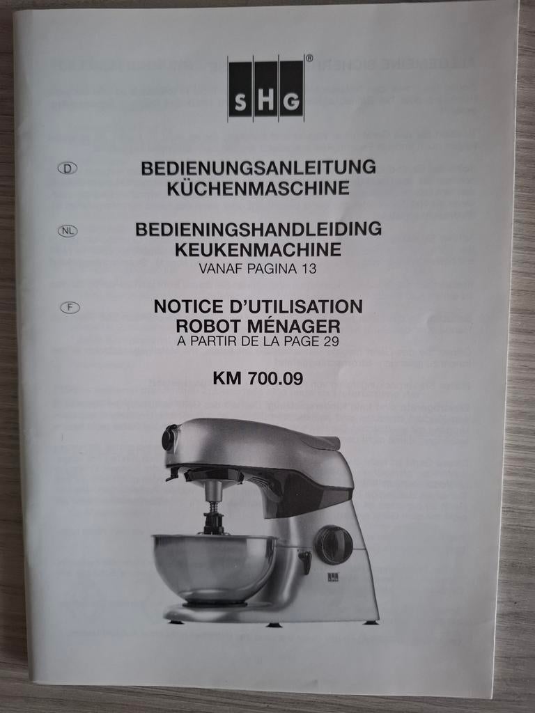 Keuken machine robot, Ophalen
