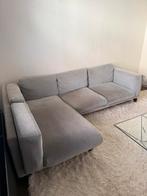 Drie zits bank met chaise longue links, Ophalen, Gebruikt