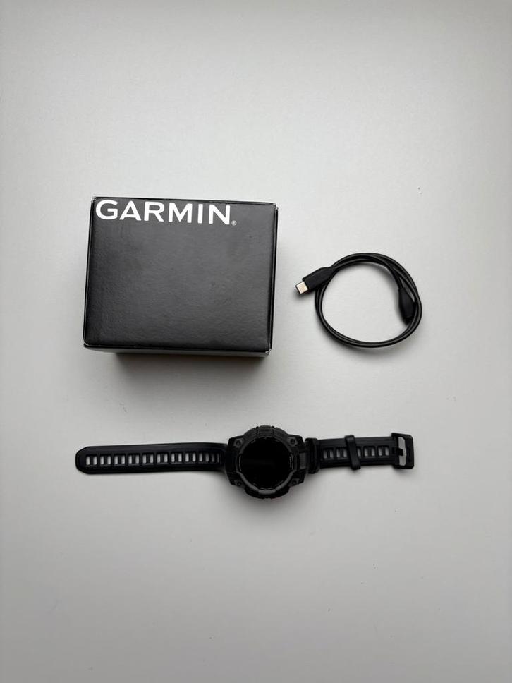 Garmin Instinct 3 zwart (45mm), Bijoux, Sacs & Beauté, Montres de sport, Neuf, Noir, Distance, Bandage calorique, État, GPS, Battement de coeur