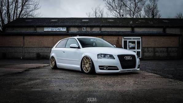 3SDM 0.09-SF 5x112 Gold Mirror Lip Breedset 18 inch, Auto-onderdelen, Banden en Velgen, Band(en), Zomerbanden, 18 inch, Personenwagen