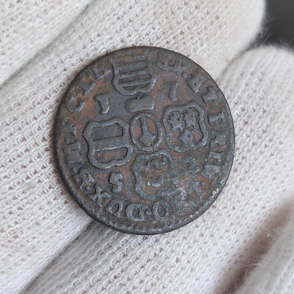 Munt / België / Luik / Oord / 1752, Ophalen of Verzenden, Losse munt