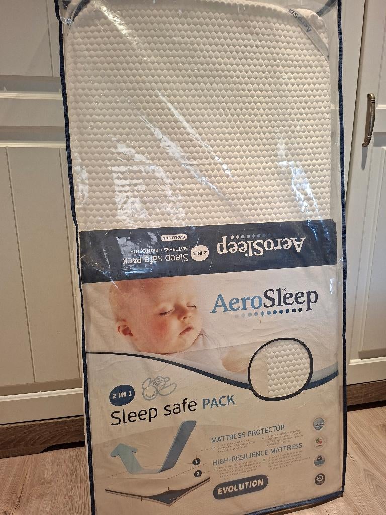 Aerosleep safe Pack 2in1 Evolution, Matelas, Moins de 70 cm, Comme neuf, Enlèvement